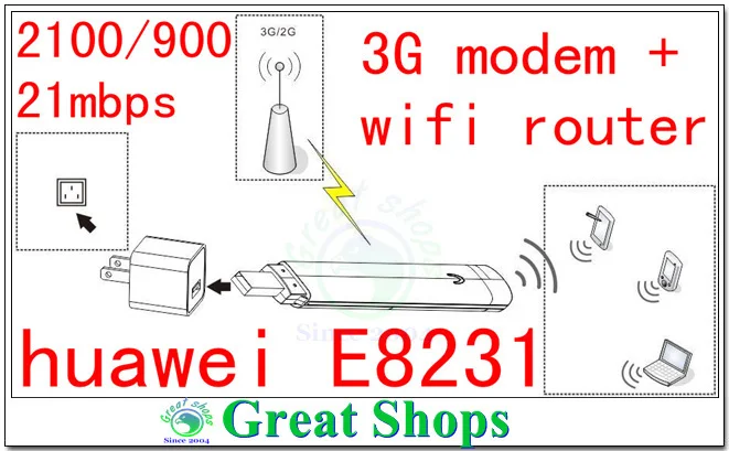 Разблокированный huawei e8231 e8231s 3g usb модем wifi роутер 21 Мбит/с беспроводной Поддержка