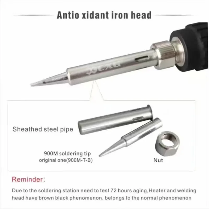 Цифровой светодиодный регулируемый Электрический паяльник CXG E90wT/E110wT с