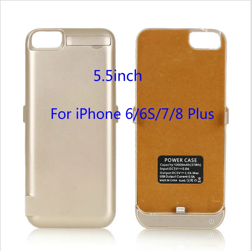 For 6 6S 7 8 Plus Leioua 10000 мАч, чехол для зарядки телефона iPhone 6, 6s, 7, 8, ультратонкий Аккумулятор для зарядки, внешний аккумулятор для iPhone 6, 6s, 7, 8 Plus - Цвет: For 6 6S 7 8 Plus