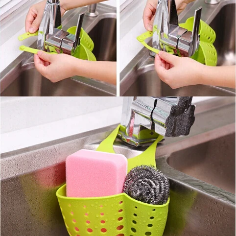 1 шт. держатель для кухонной раковины из ПВХ|dish soap holder|hanging holdersoap dish holder |