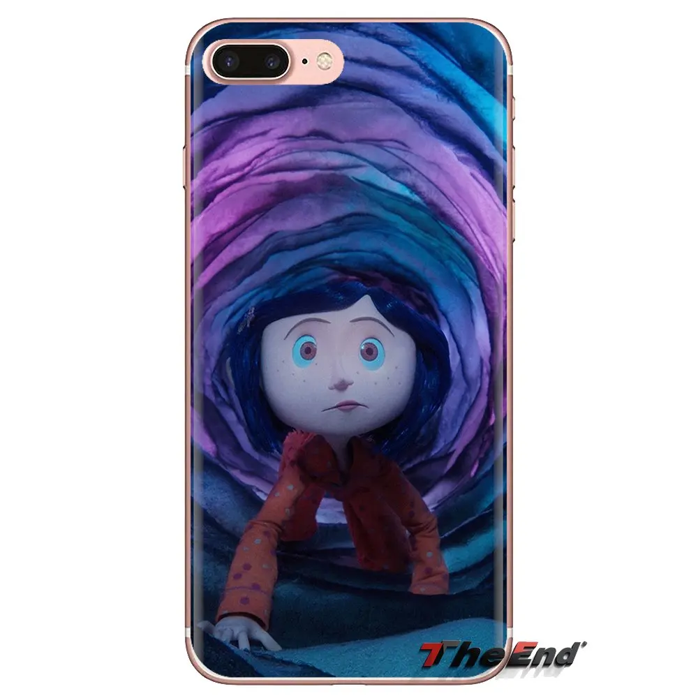 Для iPod Touch Apple iPhone 4 4S 5 5S SE 5C 6 6S 7 8 X XR XS Plus MAX мягкие прозрачные чехлы Чехлы coraline Christmas
