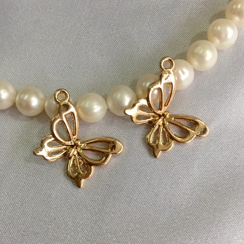 Подвески бабочки KC из золотого сплава 15*19 мм 60 дюймов|jewelry charms|charm charmgold butterfly charms |