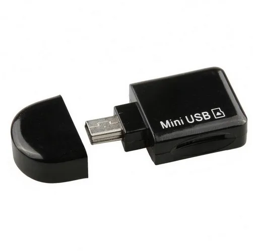 Мини USB 5pin OTG флэш накопитель хост Micro SD TF кард ридер адаптер кабель для автомобиля