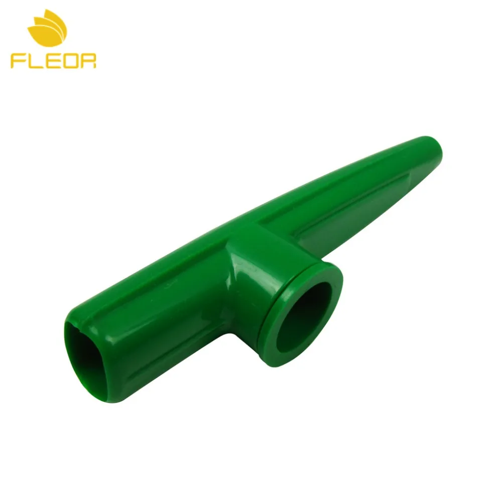 FLEOR 40 шт. смешанный синий/черный/красный/зеленый пластиковый Казу губная гармошка