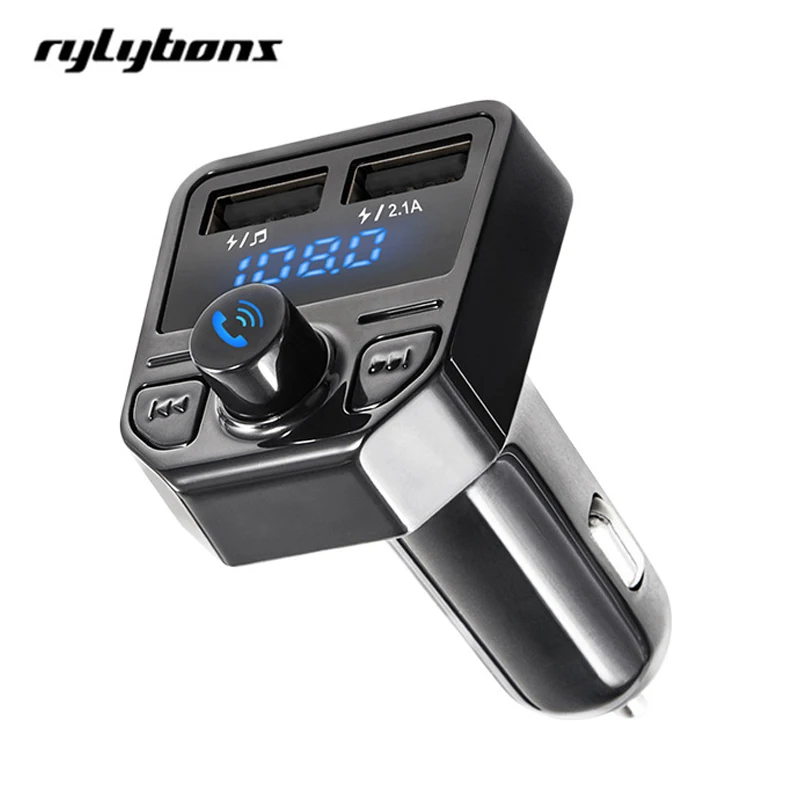 Автомобильный FM трансмиттер rylyхорос беспроводной модулятор с поддержкой Bluetooth MP3