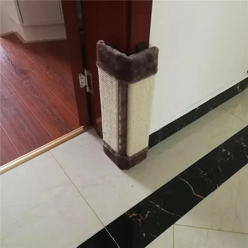 Когтеточка для кошек натуральный коврик из сизаля игрушка кошачья мята башня