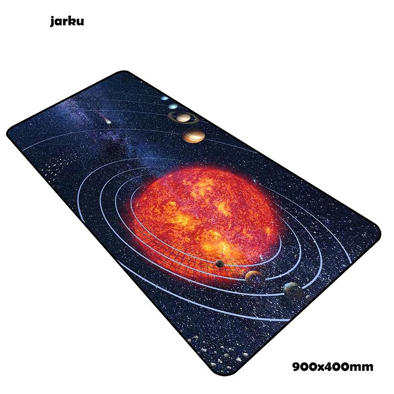 size 900x400x2mm Коврик для мыши с солнечной системой, красивый игровой коврик для мыши 900x400x2 мм, коврик для геймера, коврик для мыши, подгонянный компьютер, большой стол, коврик для мыши - Цвет: size 900x400x2mm