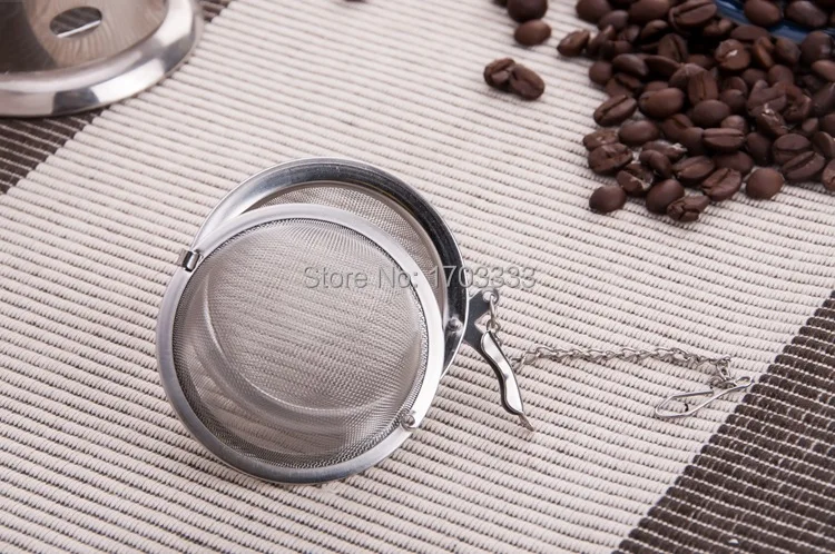 

Best Price 100pcs/lot Stainless Steel Tea Pot Infuser Sphere Mesh Strainer Ball 5cm