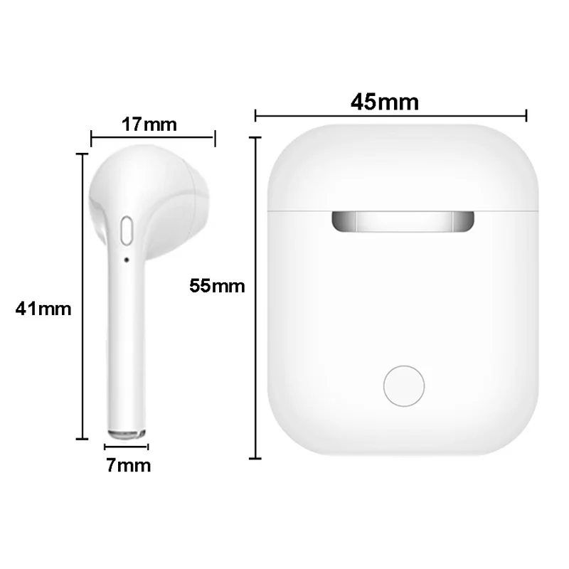 I10 Max TWS Bluetooth наушники, мини беспроводные невидимые наушники стерео гарнитура с зарядным устройством для IOS Android PK i9s i11 i12
