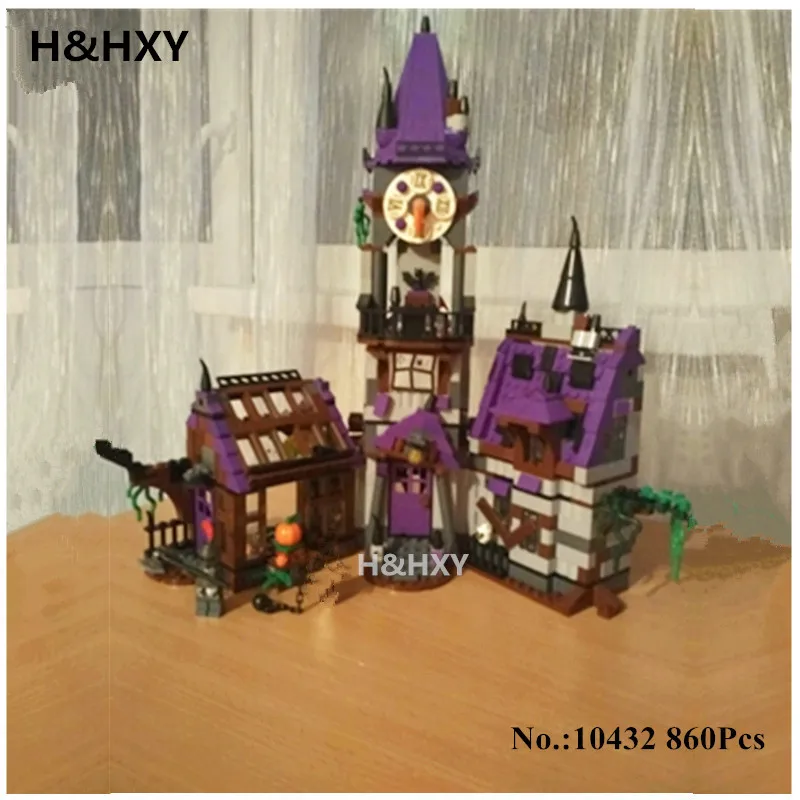 H& HXY 10432 Скуби Ду таинственный дом призрака 860 шт строительные блоки игрушки Совместимые 75904 блоки для детей подарок
