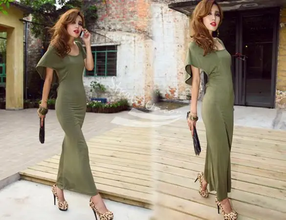 New Women Summer Sexy dress Backless Maxi Long Dress Two Colors free shipping 3583 | Женская одежда
