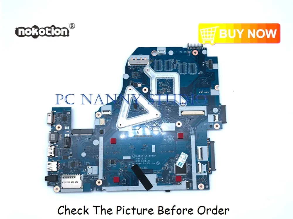 PCNANNY NBMLC11007 LA B991P для Acer Aspire E5 571G 571 материнская плата ноутбука I5 5200U GT840M DDR3L