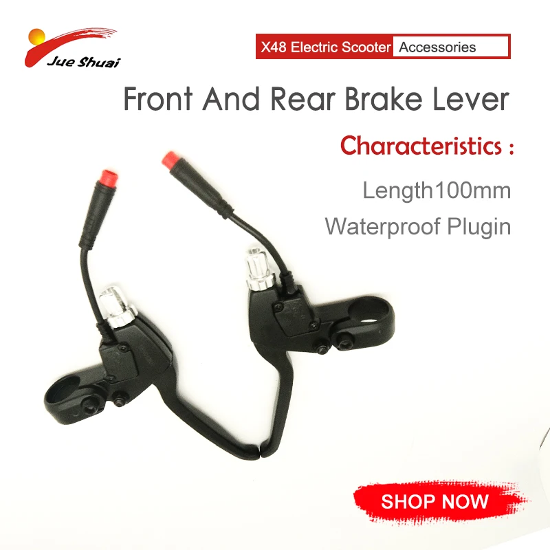 X48 Aluminum alloy Handle Brake Lever for Electric Bike Electric Scooter Brake Handle Cover Bike Brakes Patinete Eletrico