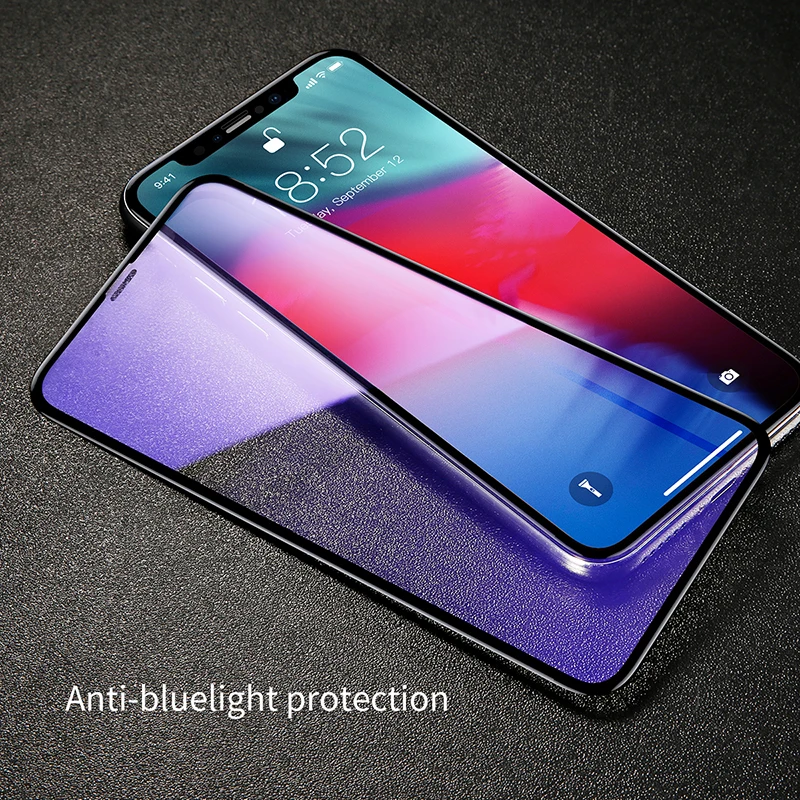 Baseus 0 3 мм закаленное стекло для iPhone Xs Max XR защита экрана полное покрытие защитное |