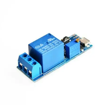 Precise 5V -30V Micro USB Power Relay Timer Control Module Trigger Delay Switch | Электронные компоненты и