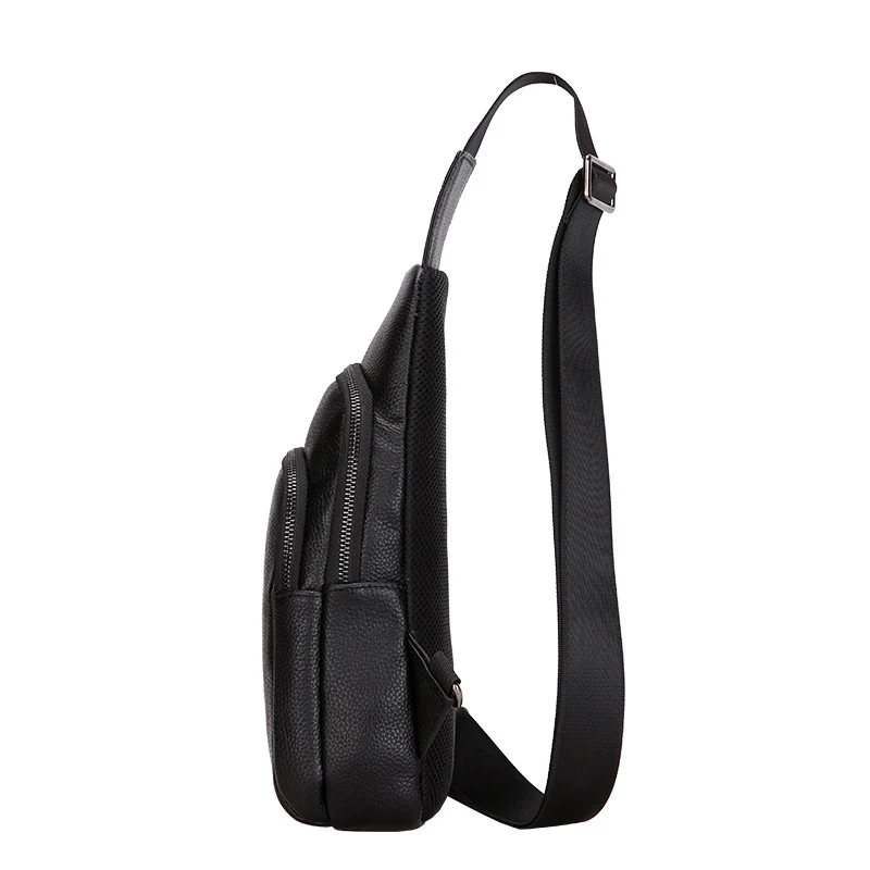 Новинка модная мужская поясная сумка из 100% натуральной кожи повседневная