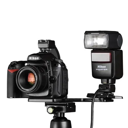 

Digital DV DSLR Camera Accessories Flash Light Bracket Mount Hot Shoe Adapter Metal Mounting Holder 1/4 Screw for 430EX 580EX