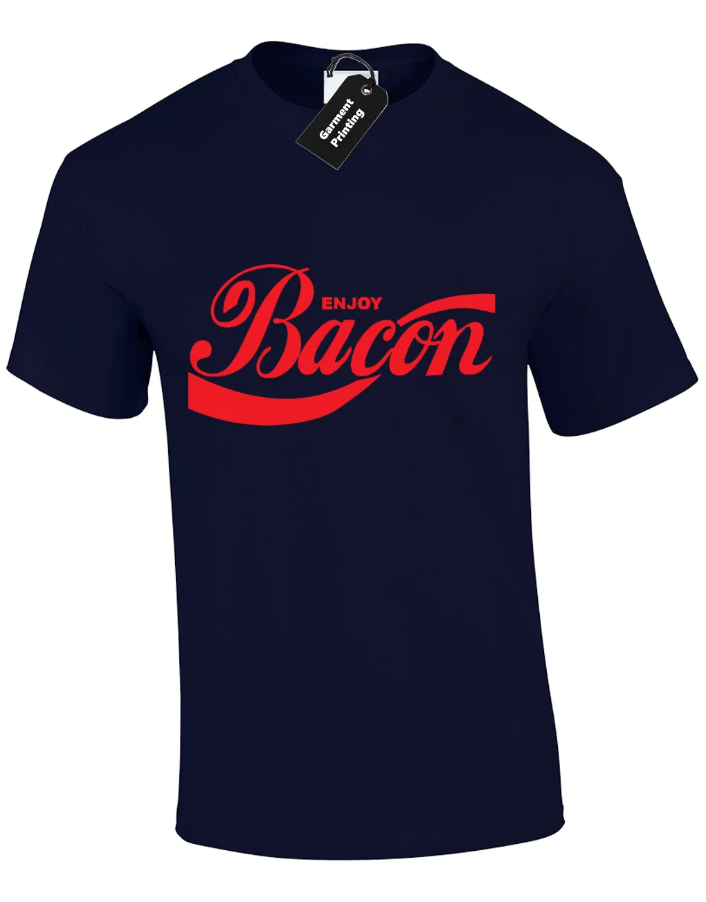 ENJOY BACON Мужская футболка крутая Забавный дизайн подарок идея папа Новый Топ S-5XL