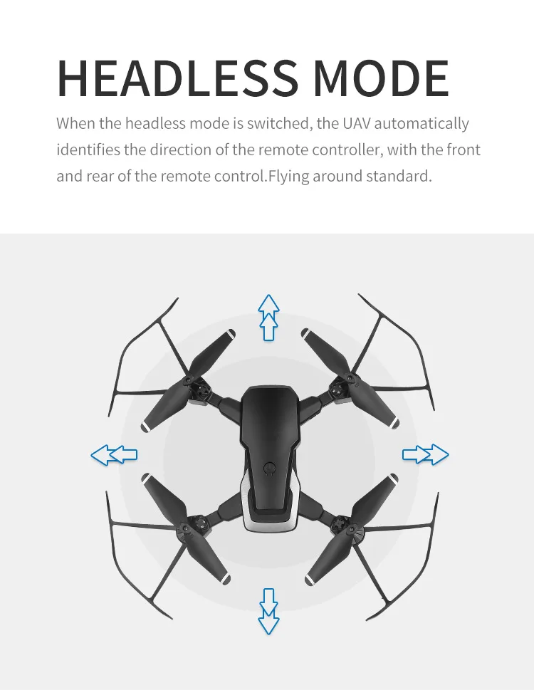 Chiger E58 WIFI FPV с широким углом обзора 1080p камера высота удерживает 20 минут