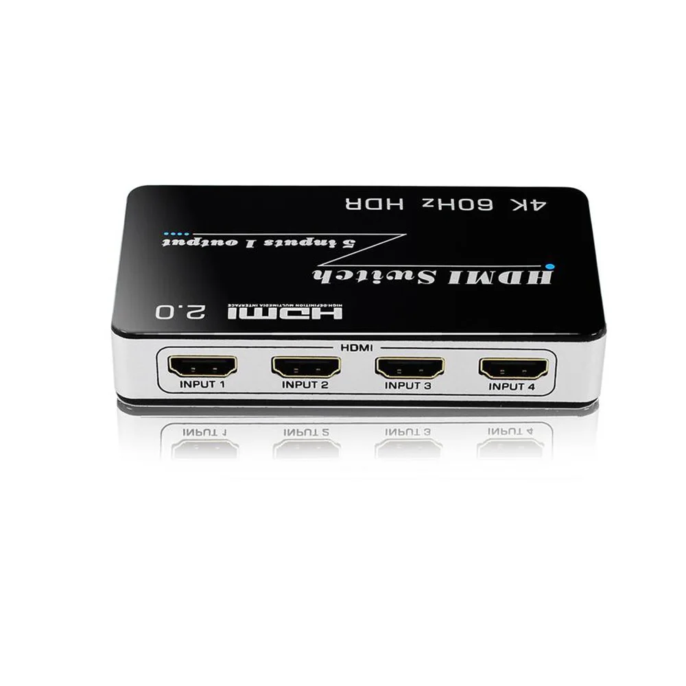 PUZHIJIE 4K HDMI 2 0 переключатель 5x1 5 в 1 выход 60Hz HDR 3D 1080P коммутатор с ИК пультом для PS4 Pro