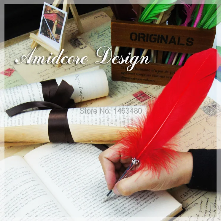 14 расцветок. Милая и элегантная ручка-перо. Шариковая ручка. Ручки со скидкой.