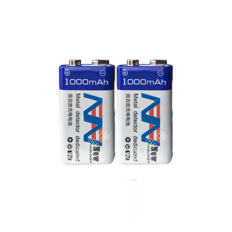 1 шт./лот литий-ионный аккумулятор большой емкости 9 в 1000 мач 6F22 аккумуляторная