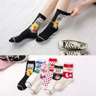 Женские носки с фруктами в стиле Харадзюку, модные повседневные забавные носки конфетных цветов, белого, розового цвета, женские носки в Корейском стиле, милые носки в стиле колледжа