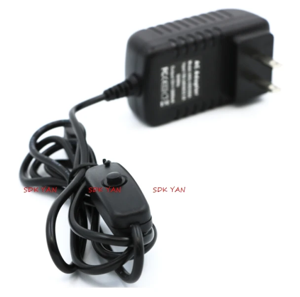 100 шт Raspberry Pi 3 Мощность адаптер 5В 3A Питание зарядными портами микро-usb и с вкл/выкл