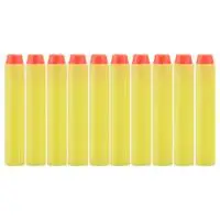 50pcs 10/50/100 шт для Nerf пулями, мягкими дырочку головы 7,2 см заправка игрушка дартс оружейные пули для Nerf серии бластеров детские игрушки для улицы - Цвет: 50pcs