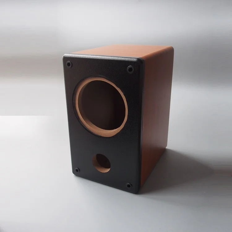 4 дюймовый полночастотный пустой корпус HIFI деревянный динамик сделай сам чехол