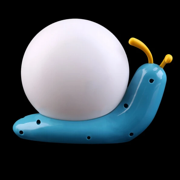100% Brand New Snail Rechargeable USB LED Night Light Kids Baby Wall Lamp Table Bed Room Decorating Home free shipping |