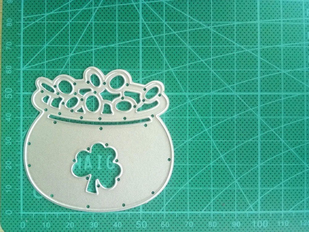 Шаблон клевера Lucky bag трафарет для резки металла DIY Скрапбукинг Фотоальбом