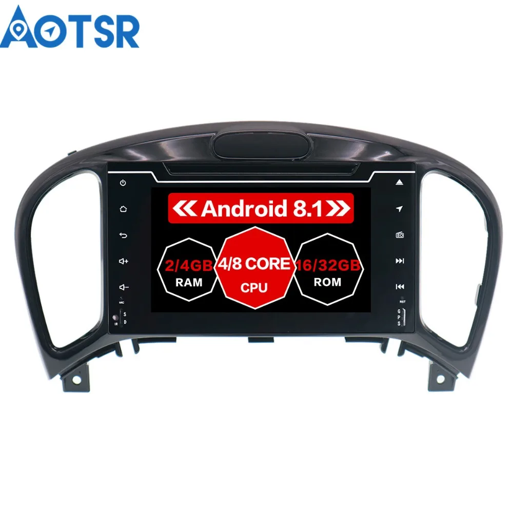 Автомобильный DVD плеер Aotsr Android 8 1 с GPS навигацией для Nissan Juke Infiniti ESQ 2012 2017