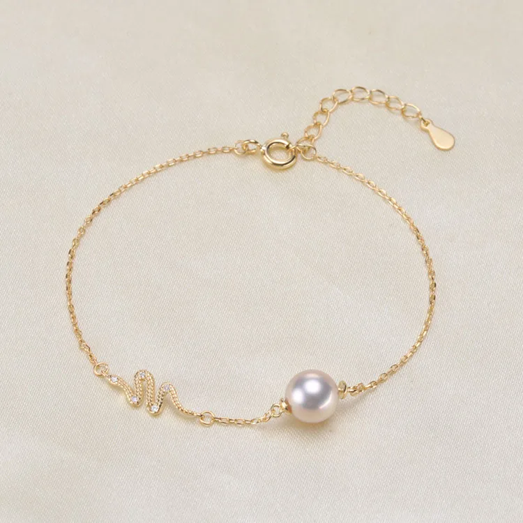 Classic S925 Sterling Silver Pearl Bracelet Findings Women DIY Components Silver&ampGold Color 3Pcs | Украшения и аксессуары