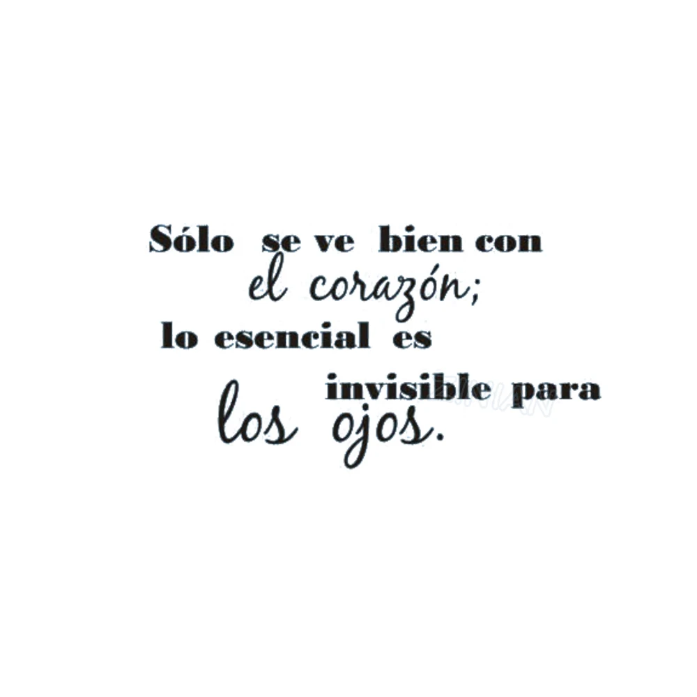 Цитаты на испанском настенные наклейки для гостиной домашний декор Solo se ve