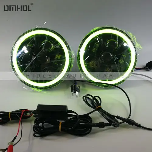 Управление через приложение со смартфона 7-дюймовые круглые светодиодные