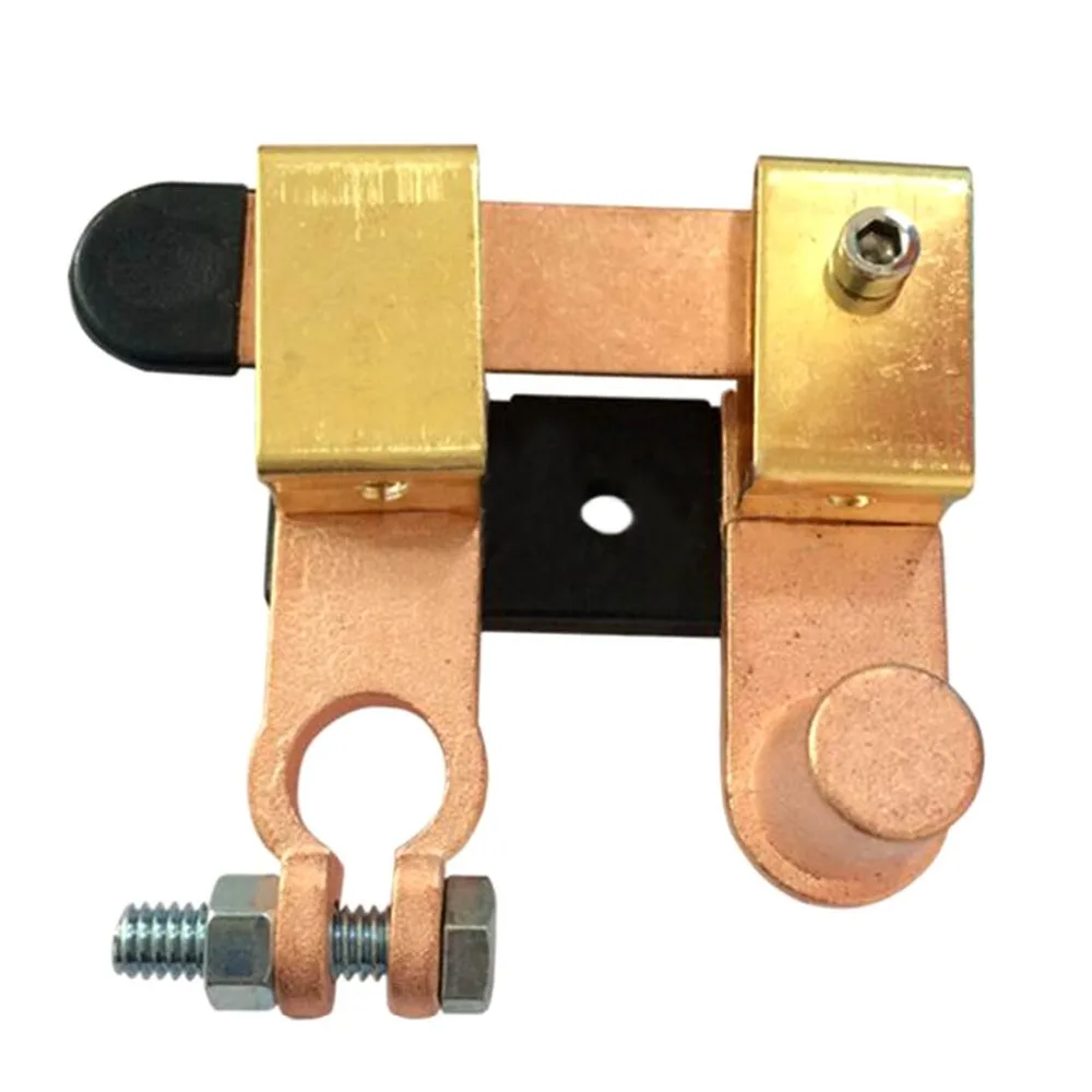 

Brass Horizontal Knife Switch Car Battery Leakproof Power Switch Applicable to Negative Battery Head 15.5-17MM