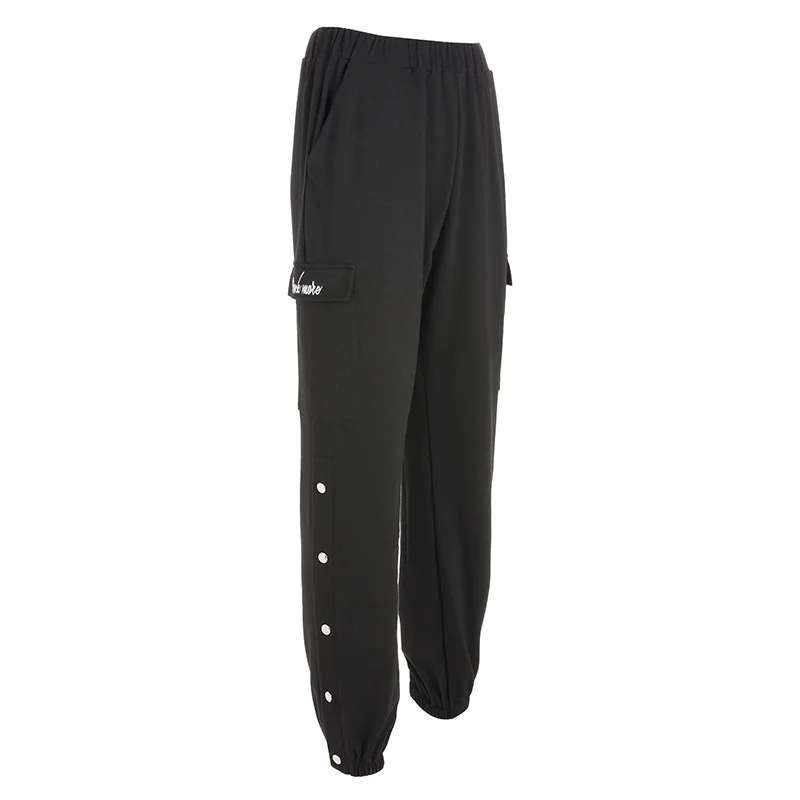 Женская новая мода личности сексуальные буквы Вышитые комбинезоны Сплит