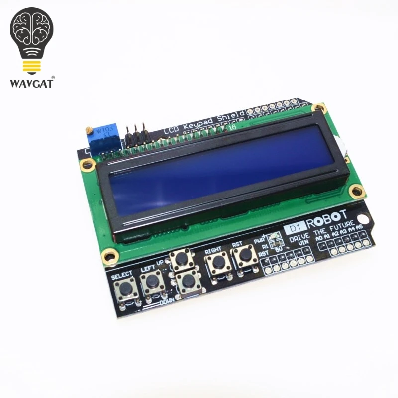 1 шт. ЖК экран с клавиатурой дисплей 1602 Модуль для Arduino ATMEGA328 ATMEGA2560 raspberry pi UNO синий
