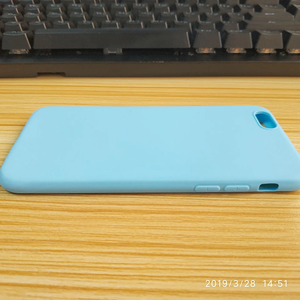 Силиконовый чехол для iPhone 6 6s 7 8 X XS плюс 5S SE Macaron конфеты защитный TPU|Чехлы-накладки|