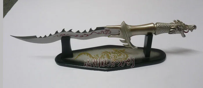 Белый нож дракон S0259 красный Змеиный с подставкой 23 дюйма|blade blade|blade swordblade knife |