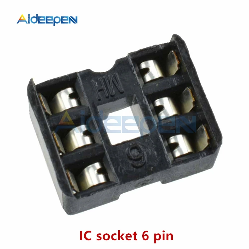 10 шт. IC розетки 6 8 14 16 18 20 28 32 40 контактный разъем DIP6 DIP8 DIP14 DIP16 DIP18 DIP20 DIP28 DIP32 DIP40