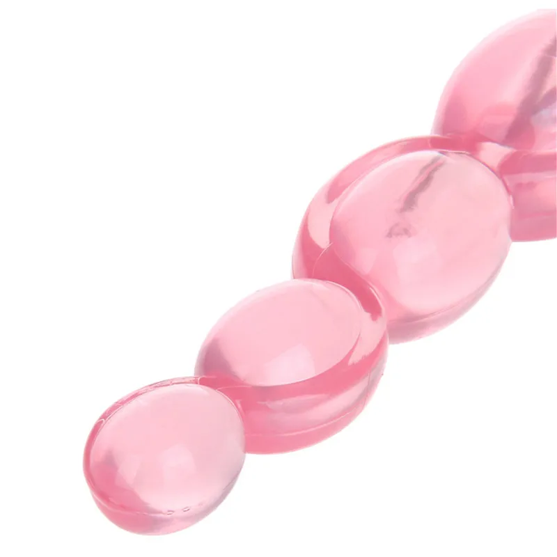 Sexual Jelly Anal Plug Gay Rotating Dildo Vibrator Silicone Beads Prostate Massager Butt Sex Toys For Men Women |