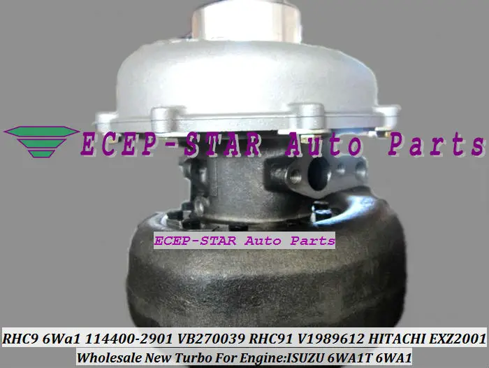 RHC91 114400-2901 114400-2902 VB270039 RHC9 V1989612 VB270074 Turbo Turbocharger For HITACHI EXZ200-1 EX200-1 6WA1T 6WA1 TCC TCN |
