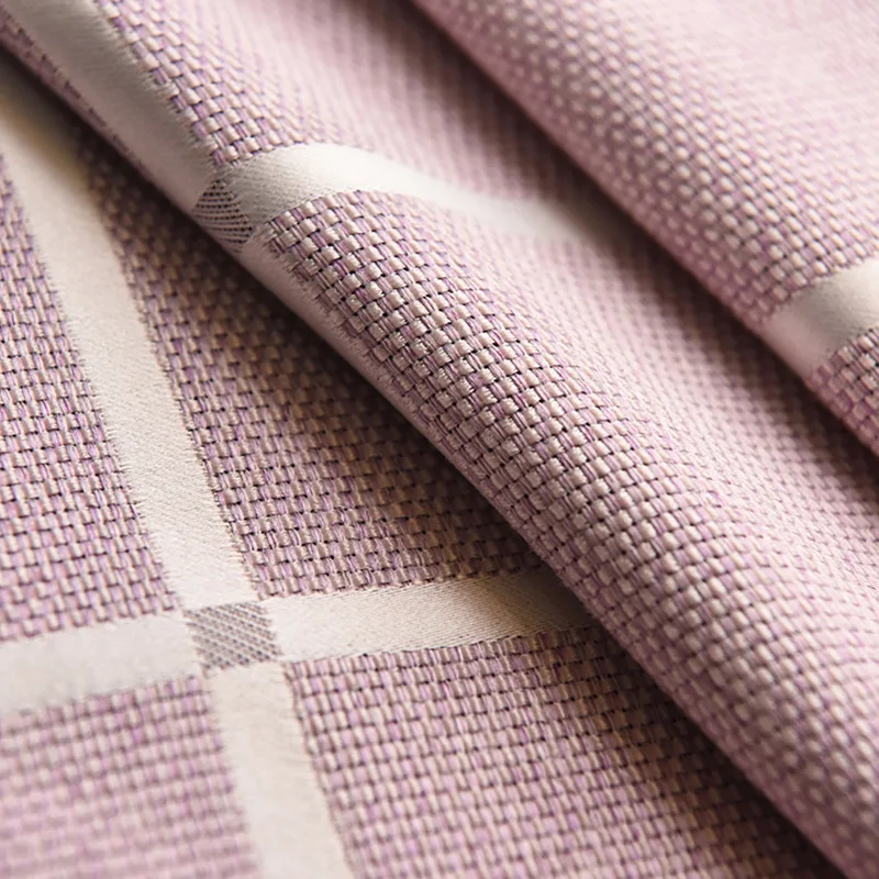 Новинка 2016 современные клетчатые прозрачные Занавески на окно ткань для