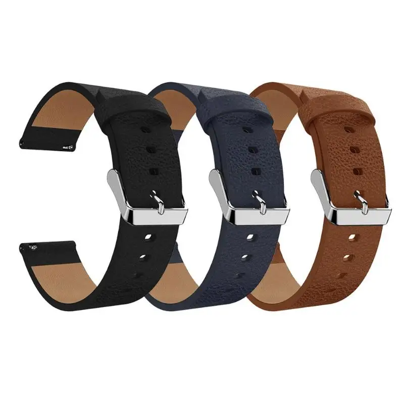 Сменный кожаный ремешок для часов ALLOYSEED умных Fitbit Versa браслета наручных Fitbie