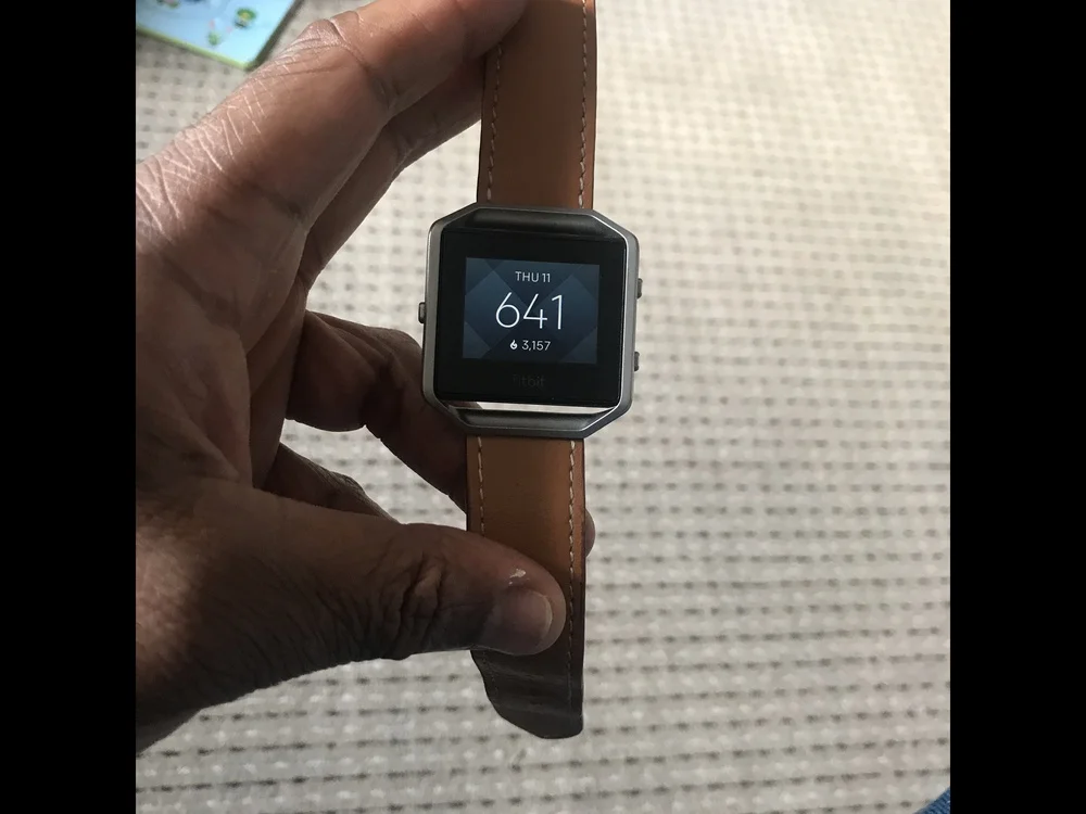 Ремешок FOHUAS из натуральной кожи для смарт часов Fitbit Blaze|strap for|leather watch bandgenuine leather band