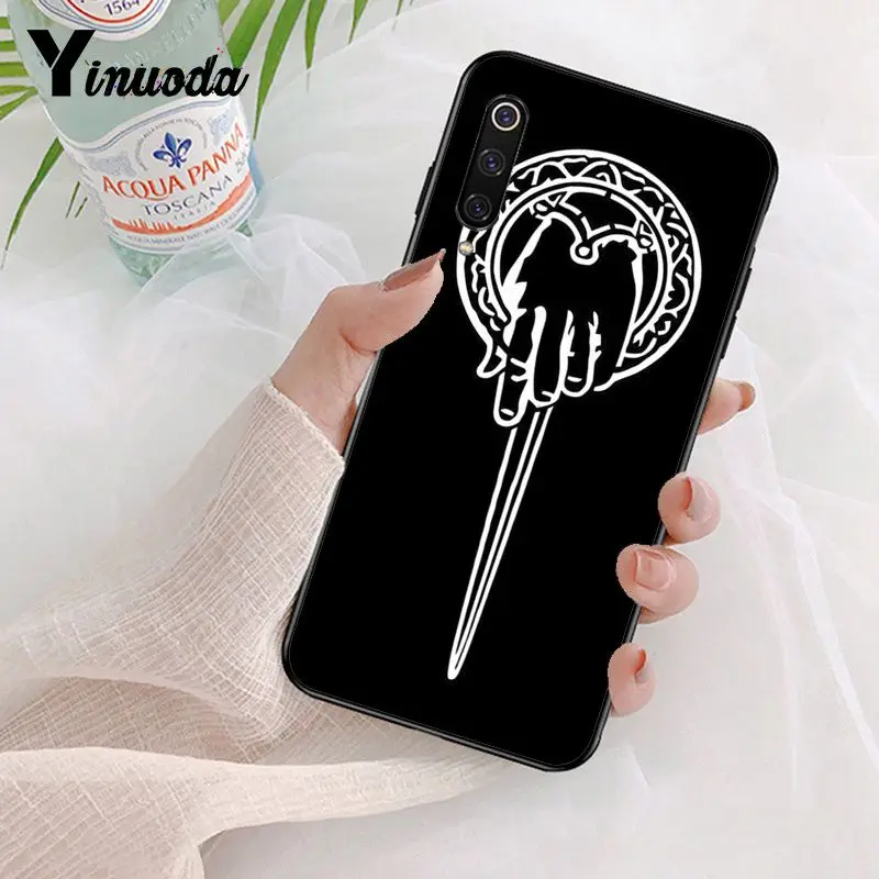 Yinuoda черный чехол для телефона с игрой престолов зима Xiaomi Mi 6 Mix2 Mix2S Note3 8 8SE Redmi 5 5Plus