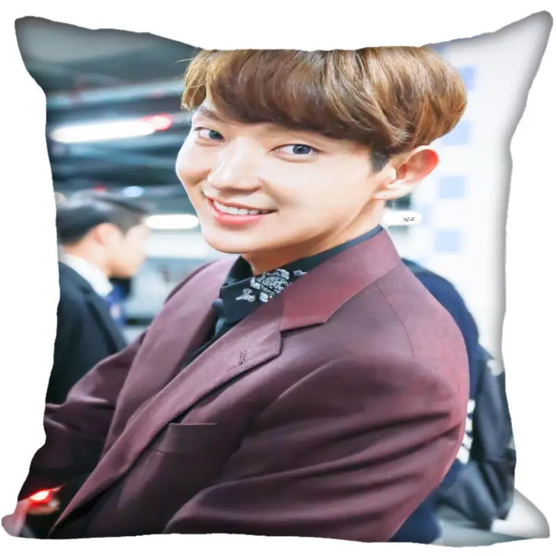 Корея Pop LEE JOON GI печать квадратные шелковые атласные наволочки 35x35 см 40x40 с одной