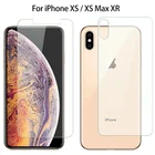Защитное закаленное стекло для iPhone XS Max XR XS X 7 8 6 6s Plus 5S 5 SE 2020